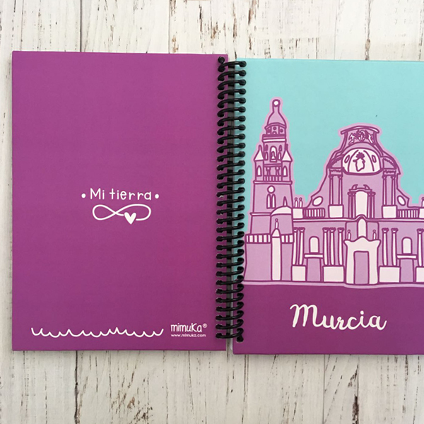 Cuaderno Catedral Morado