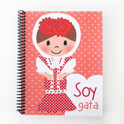 Cuaderno chulapa rojo