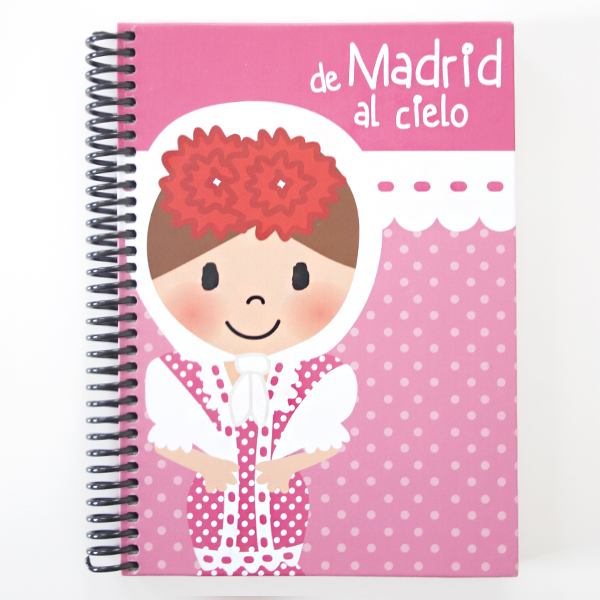 Cuaderno chulapa rosa