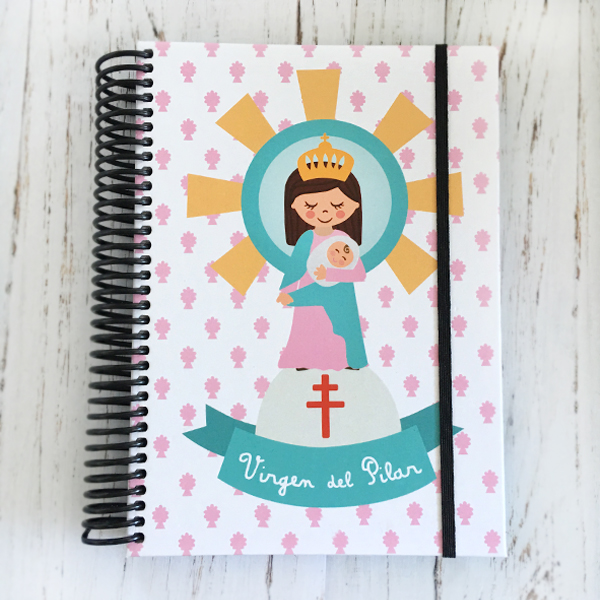 Cuaderno Virgen Pilar Verde