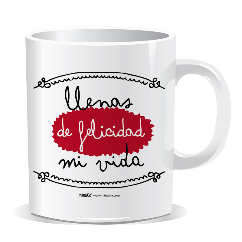 Taza Llenas mi vida