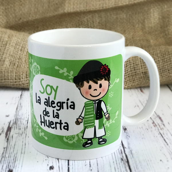 Taza Soy la Alegria de la Huerta VERDE