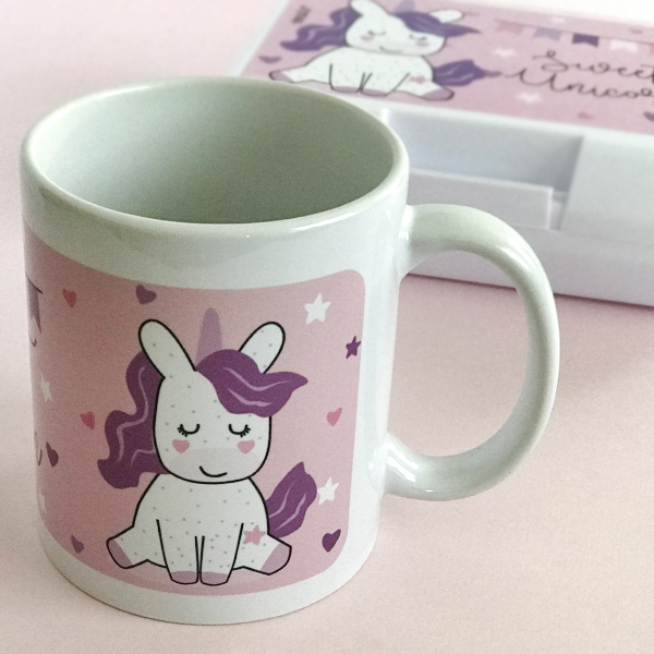 Taza Unicornio Morada